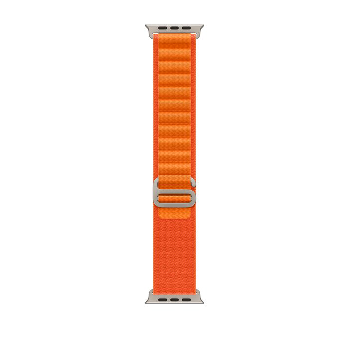 Смарт-часы Apple Watch Ultra Cellular 49mm Medium MQFL3 Titanium with Orange Alpine Loop купить,NaN