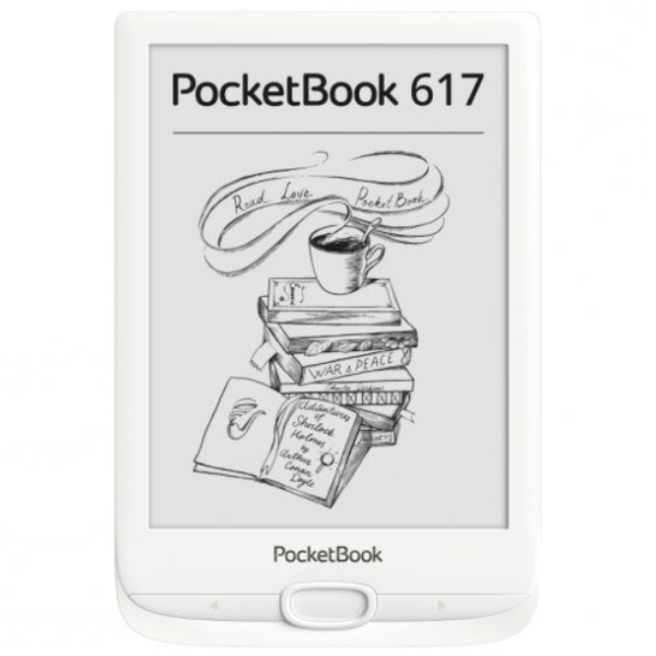 Электронная книга PocketBook PB617-D-CIS белая купить,NaN