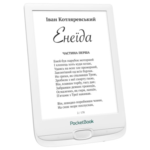 Электронная книга PocketBook PB617-D-CIS белая купить,NaN