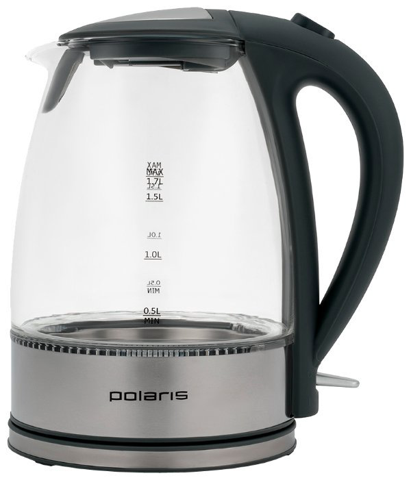 Электрочайник Polaris PWK 1719CGL 1.7л серый купить,NaN