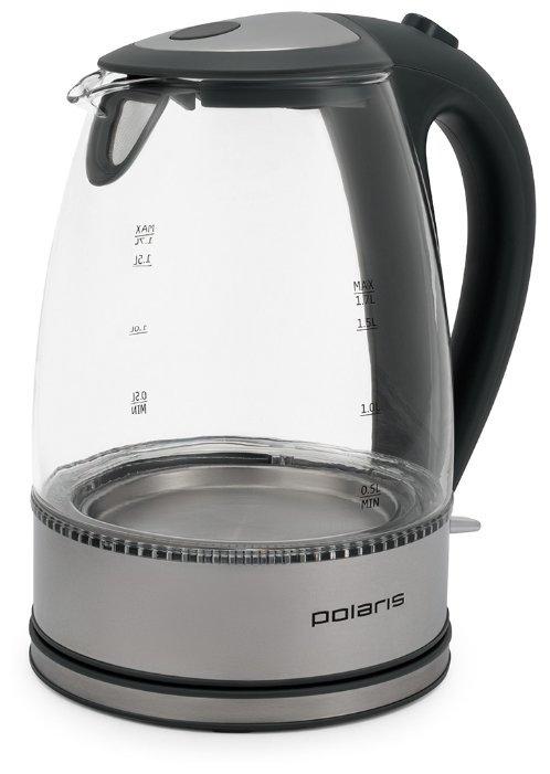 Электрочайник Polaris PWK 1719CGL 1.7л серый купить,NaN
