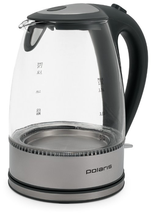 Электрочайник Polaris PWK 1719CGL 1.7л серый купить,NaN