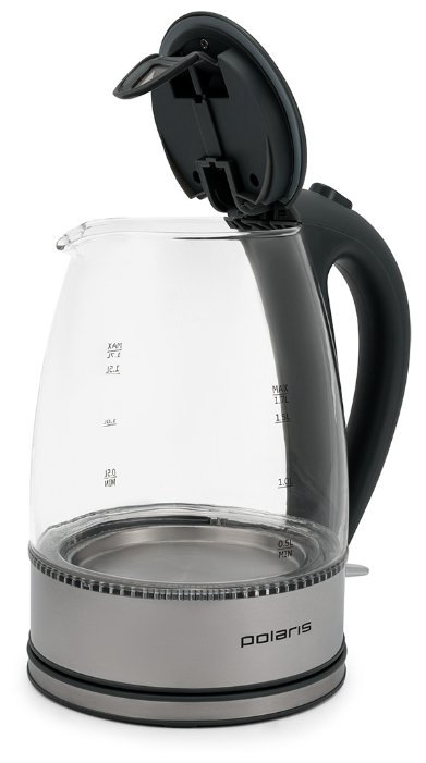 Электрочайник Polaris PWK 1719CGL 1.7л серый купить,NaN