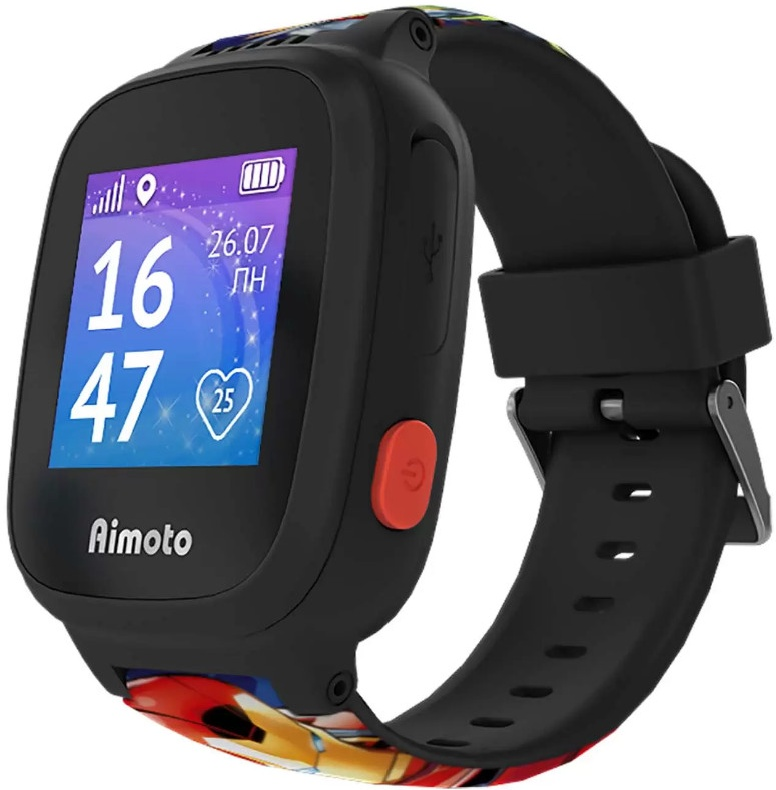 Смарт-часы Aimoto Marvel Kid Mini Супергерои 8001106 Black