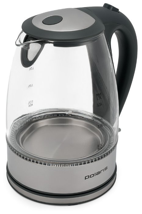 Электрочайник Polaris PWK 1719CGL 1.7л серый купить,NaN