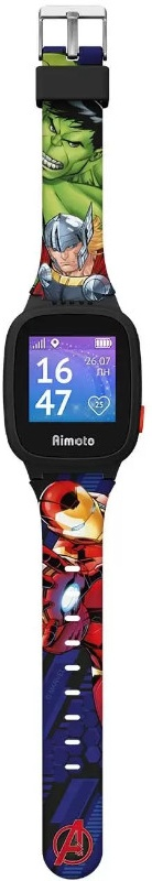 Смарт-часы Aimoto Marvel Kid Mini Супергерои 8001106 Black купить,NaN
