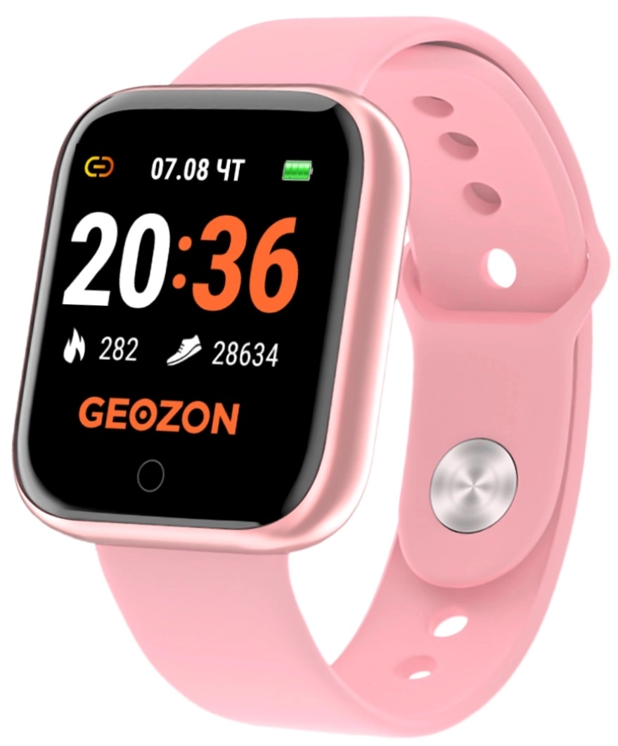 Смарт-часы Geozon Sprinter pink купить,NaN