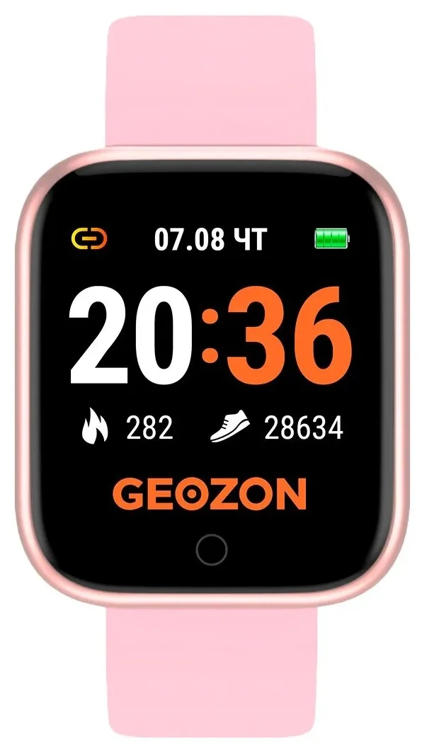 Смарт-часы Geozon Sprinter pink купить,NaN