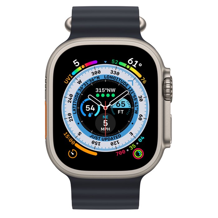 Смарт-часы Apple Watch Ultra 49mm MQFK3GK/A Titanium with Midnight Ocean Band - ForteMarket Смарт-часы Apple Watch Ultra 49mm MQFK3GK/A Titanium with Midnight Ocean Band купить,0