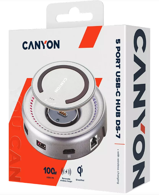USB Hub Canyon DS-7 CNS-TDS07DG Space Grey