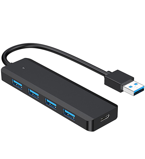 USB Hub Gembird UHB-C414 Black - ForteMarket USB Hub Gembird UHB-C414 Black купить,0