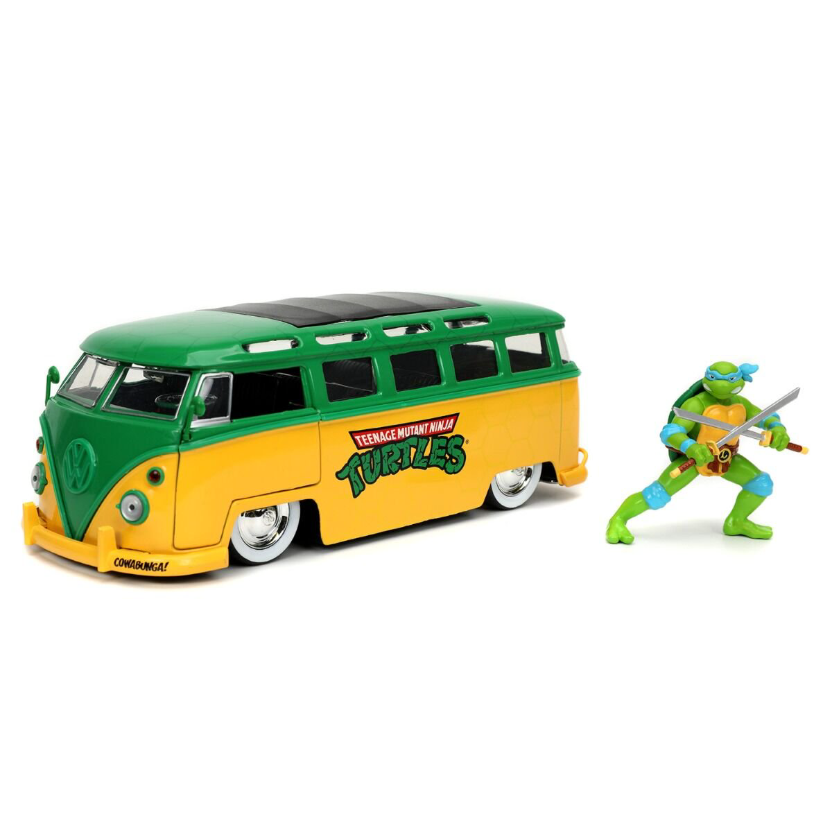 Игровой набор Jada Toys  Bus&Leonardo 1:24 Машина с фигуркой 1962 Volkswagen купить,NaN