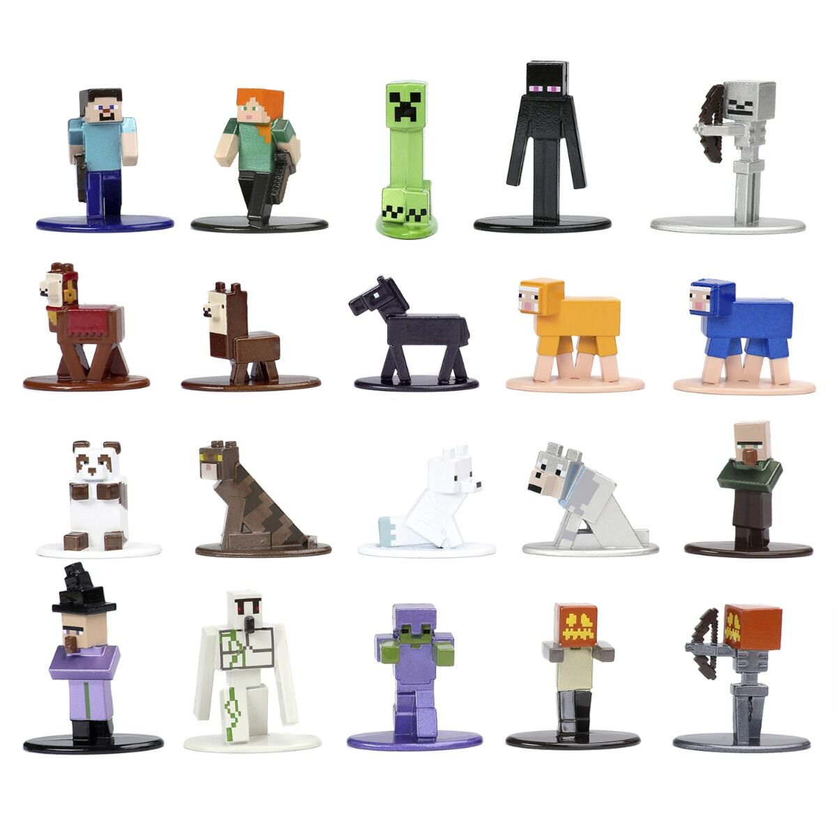Набор фигурок Jada Toys Nano Metalfigs Minecraft  волна 5 20 штук купить,NaN