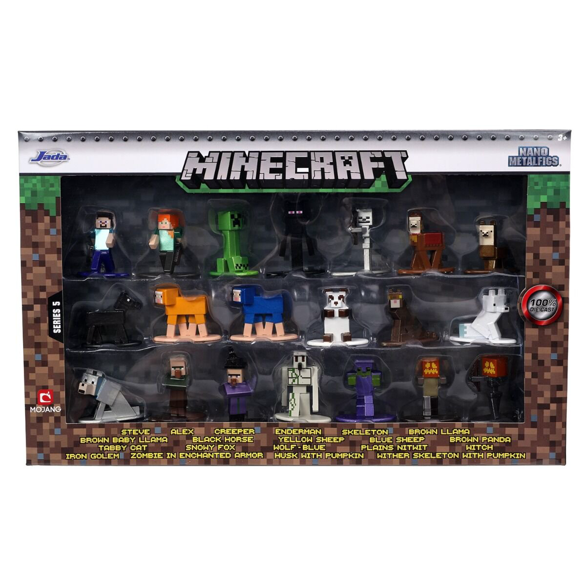 Набор фигурок Jada Toys Nano Metalfigs Minecraft  волна 5 20 штук купить,NaN