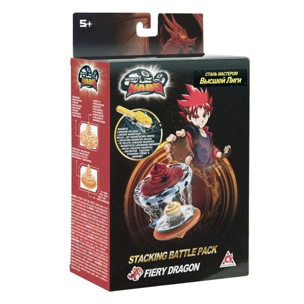 Волчок Infinity  Nado  Staсking Энтри Fiery Dragon купить,NaN