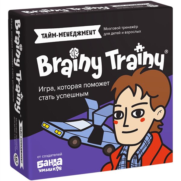 Настольная игра 
Банда умников Brainy trainy  Тайм-менеджмент купить,NaN
