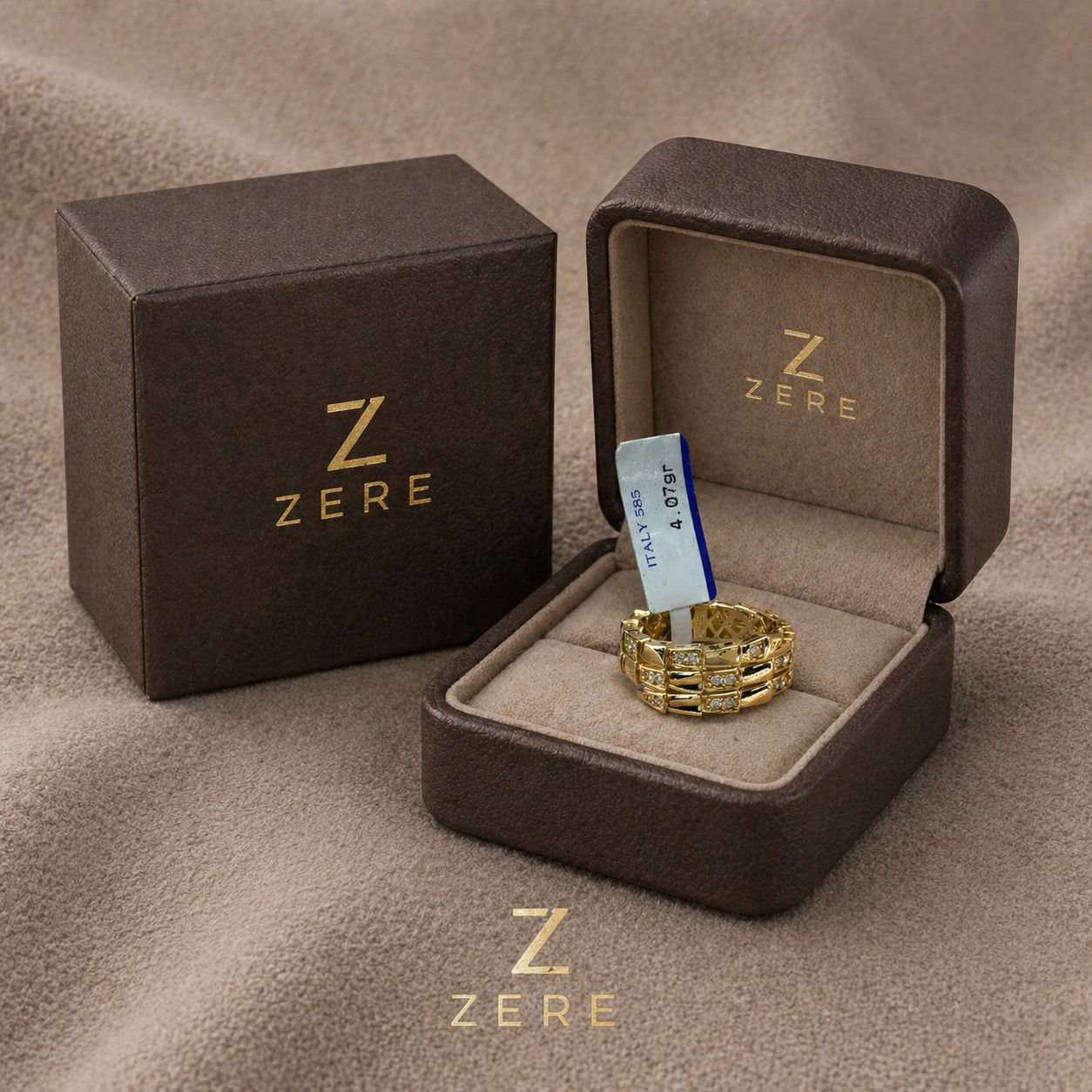Кольцо Zere с камнями 18р 4.07гр - ForteMarket Кольцо Zere с камнями 18р 4.07гр купить,337750