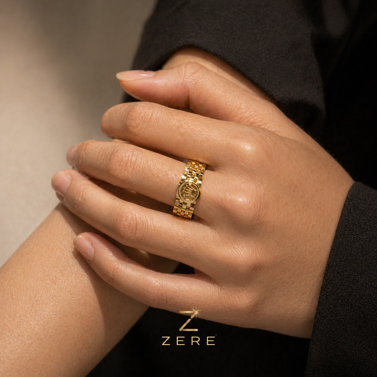 Кольцо Zere с короной 16.5р 1.97гр купить,156986