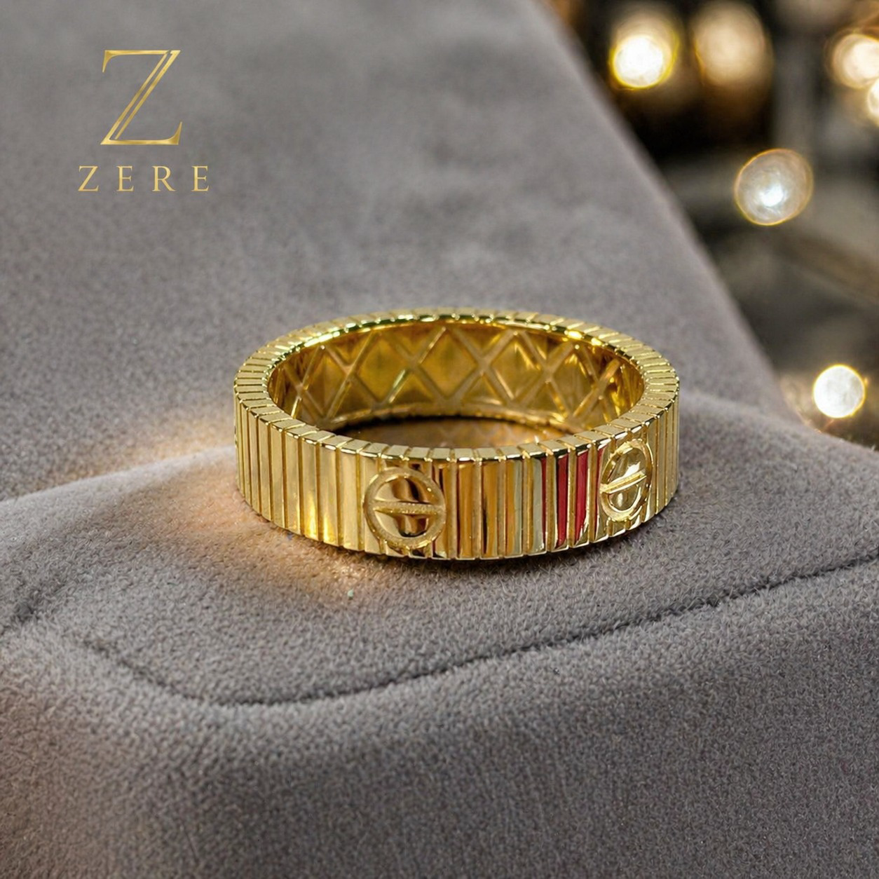 Кольцо Zere с винтами 16-18р 3.6гр купить,304300
