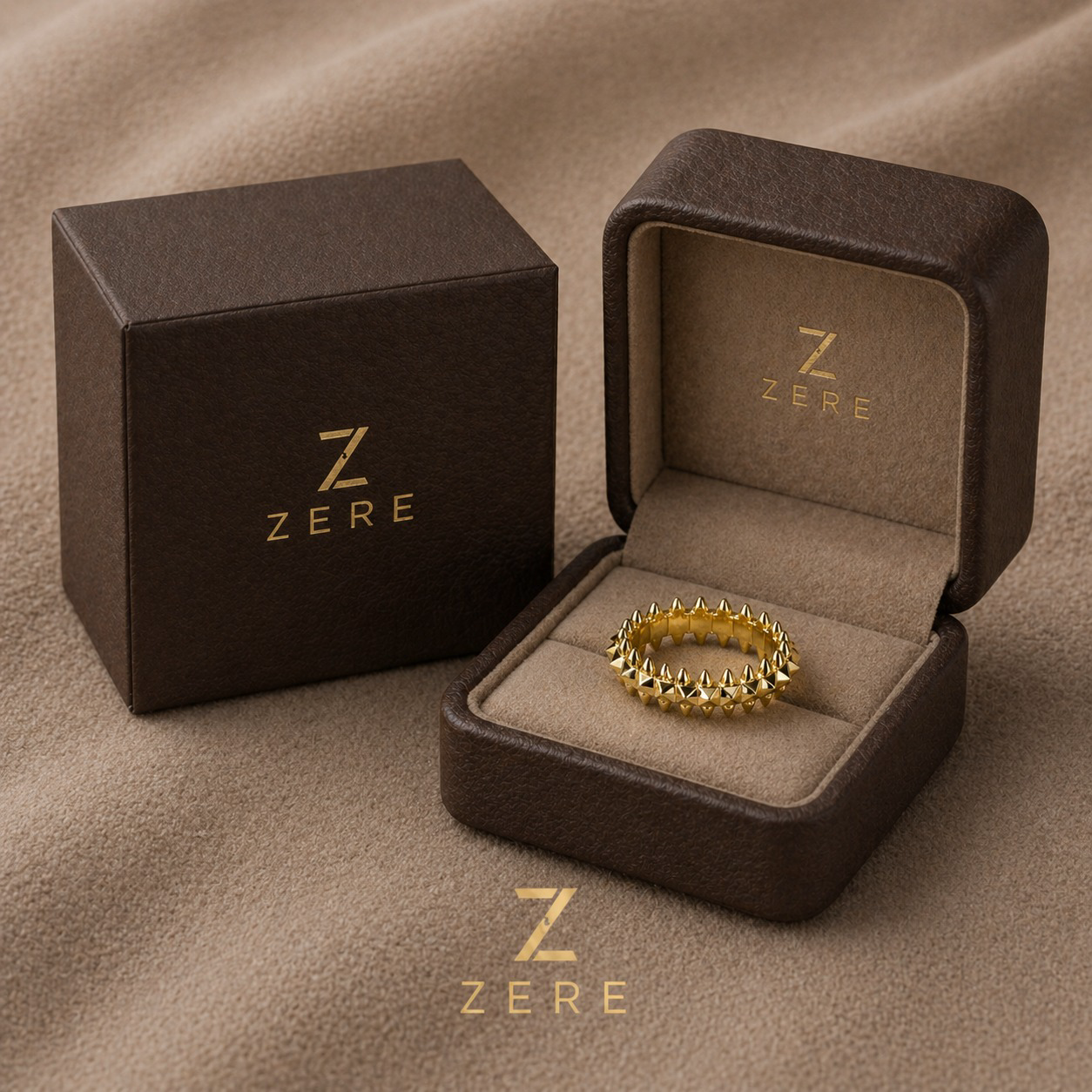 Кольцо Zere с шипами 17р 2.6гр купить,216800