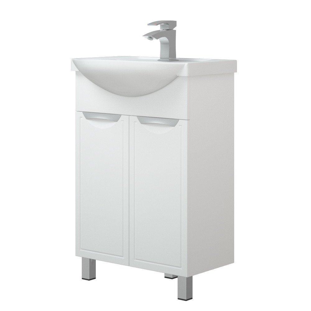 Тумба Corozo Монро 60 K412728 белая купить,NaN