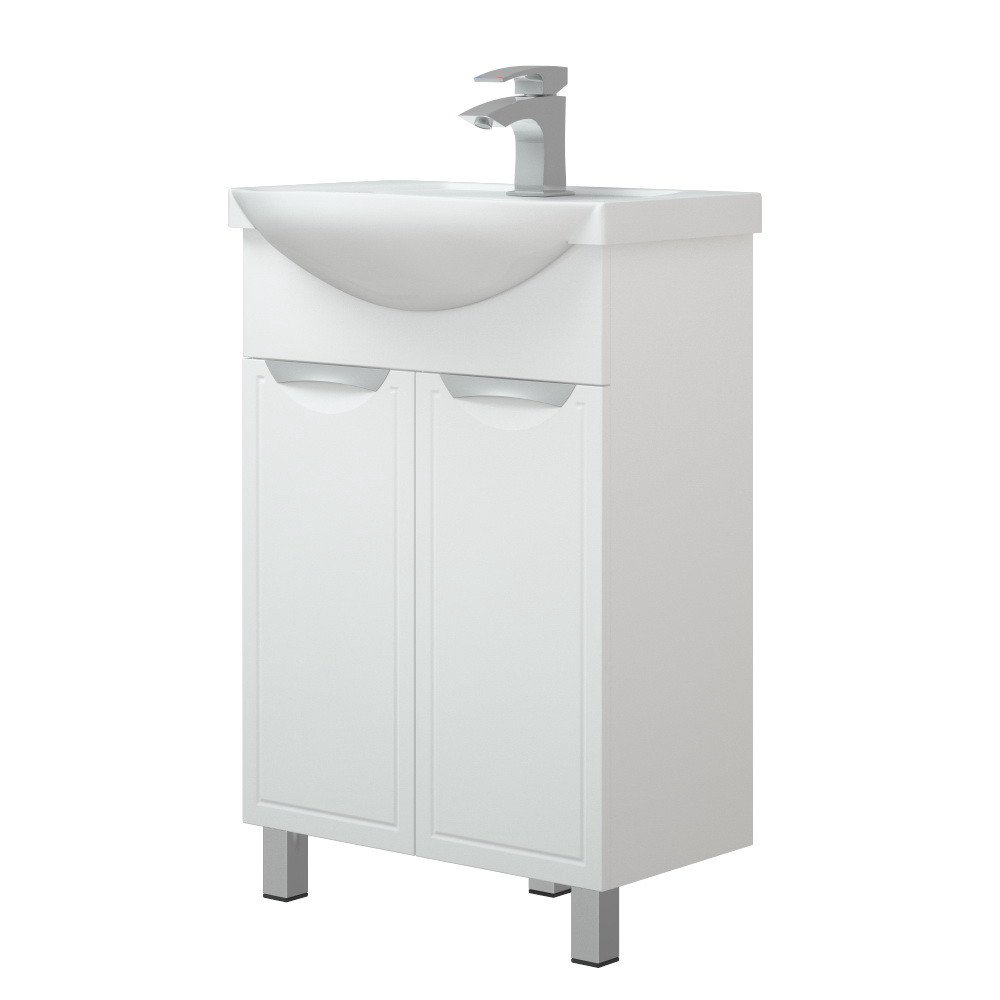 Тумба Corozo Монро 60 K412728 белая купить,NaN