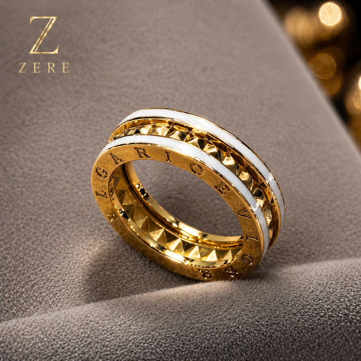 Кольцо Zere с гравировкой и вставками 17.5р 7.2гр - ForteMarket Кольцо Zere с гравировкой и вставками 17.5р 7.2гр купить,601300