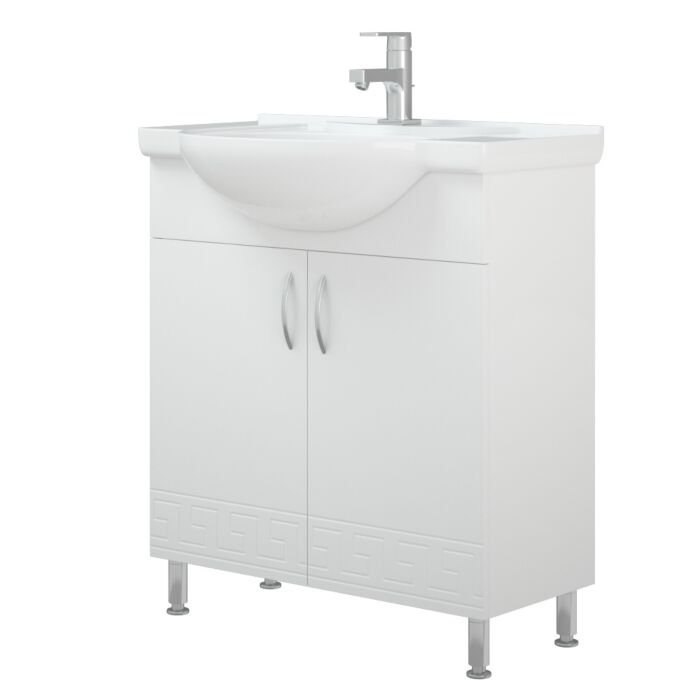 Тумба Corozo Олимп 75 K413349 белая купить,NaN
