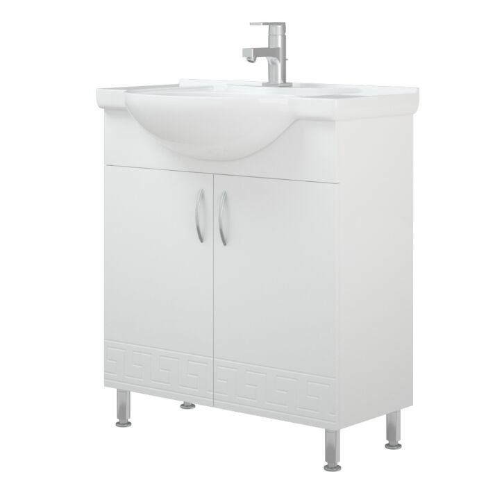Тумба Corozo Олимп 75 K413349 белая купить,NaN