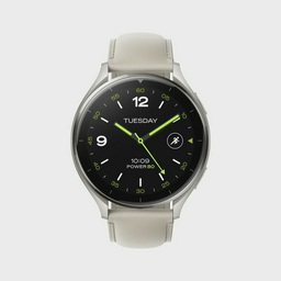 Смарт-часы Xiaomi Watch 2 Titan Gray Case With White Leather Strap 36mm