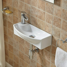 Раковина подвесная WW Aisbach 7946 GL-WT L 45.5х22х13см белый
