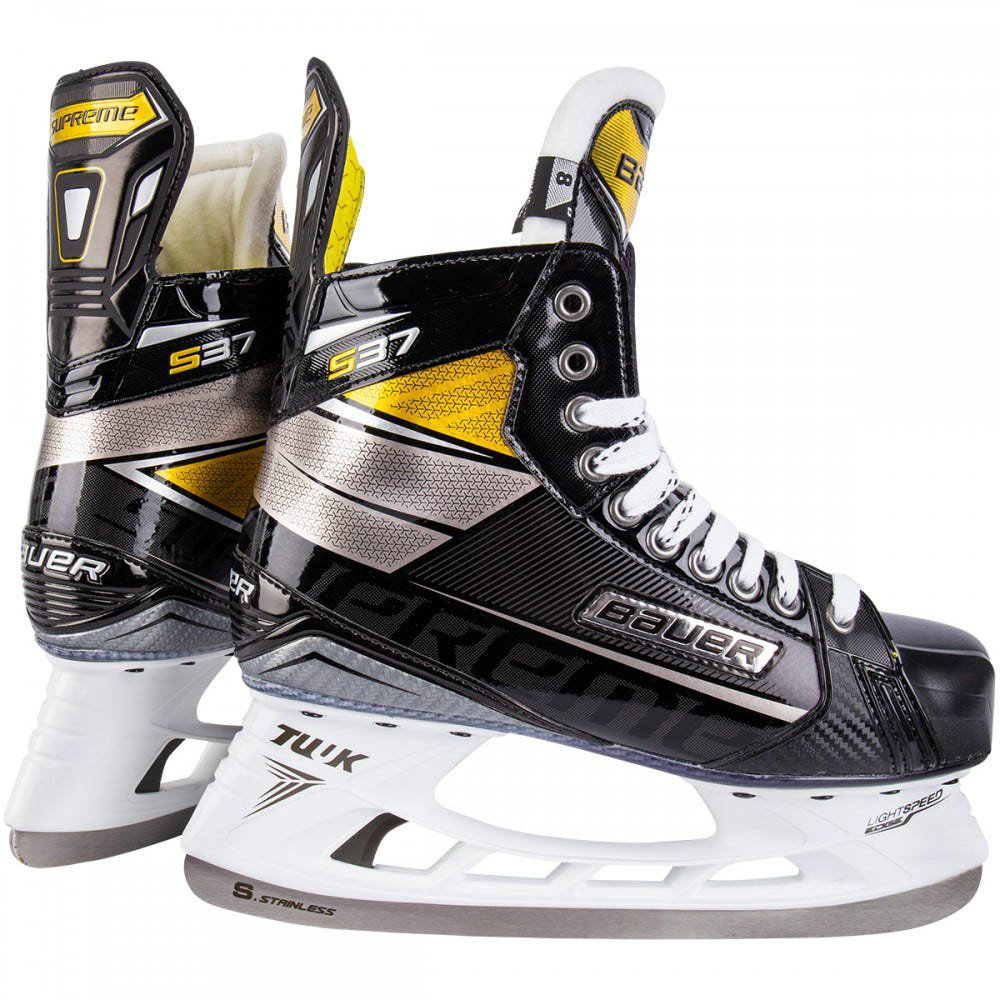 Коньки хоккейные Bauer Supreme BTH20 S37 Sr черно-желтые 2E 8.5 44 купить,NaN