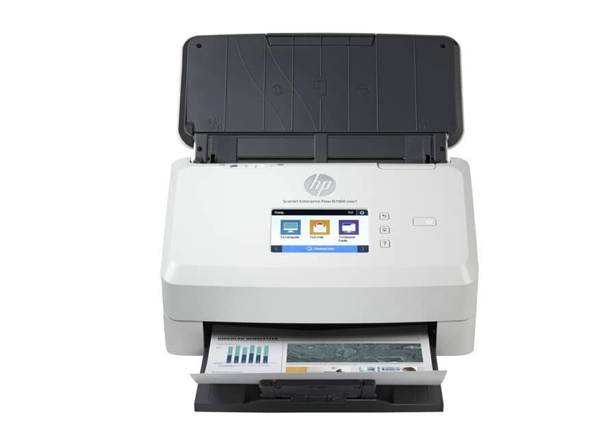 Сканер HP ScanJet Enterprise Flow N7000 snw1 6FW10A черно-белый