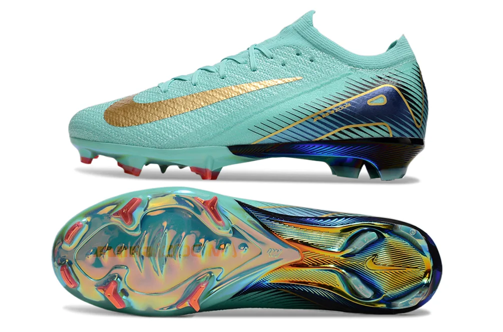 Бутсы Nike Mercurial V16 EFG Turquoise-Gold 39 купить,28990