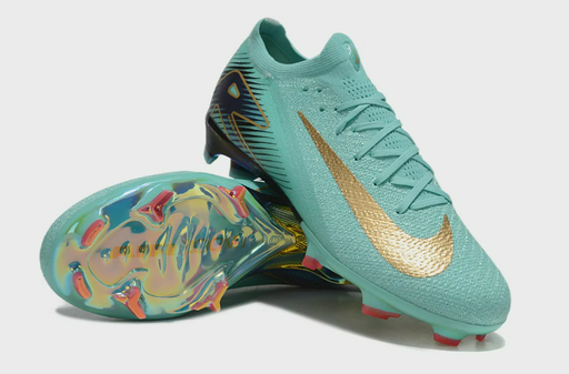 Бутсы Nike Mercurial V16 EFG Turquoise-Gold 39