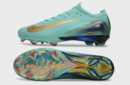 Бутсы Nike Mercurial V16 EFG Turquoise-Gold 39