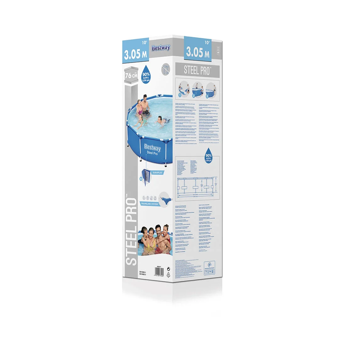 Бассейн каркасный Bestway Steel Pro  56677 4678л купить,0