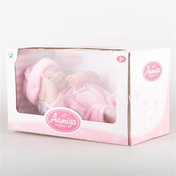 Пупс Kaifan Toys  в розовом костюмчике 36см купить,NaN