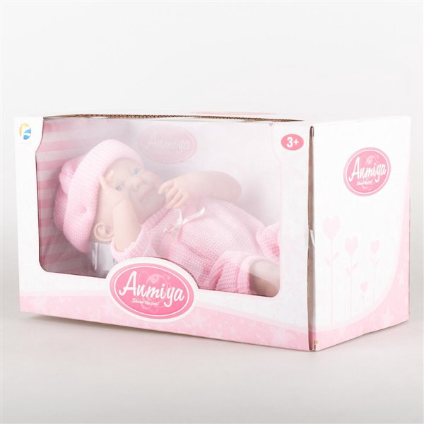 Пупс Kaifan Toys  в розовом костюмчике 36см купить,NaN