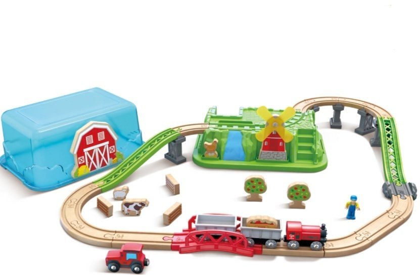Hape Ж/Д Сельский поезд E3772_HP