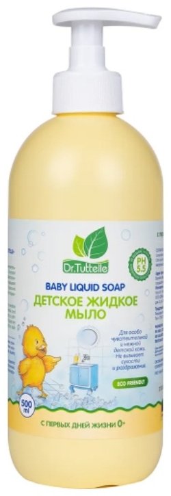 Жидкое мыло Dr.Tuttelle Baby Liquid Soap с маслом миндаля 500 мл купить,NaN