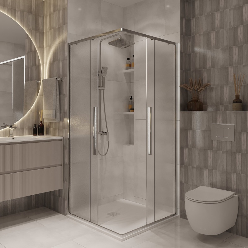Душевое ограждение Niagara NG-3622-34 80х80х195см с поддоном купить,NaN