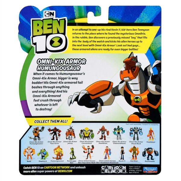 Фигурка Ben 10 Бронированный Гумангозавр 12.5см 76144 купить,NaN