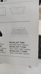 Душевой поддон Apollo AP-T128W 120x80см