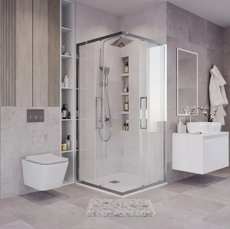 Душевое ограждение Grossman Cosmo 300.K33.02.9090.10.00 90х90х195см