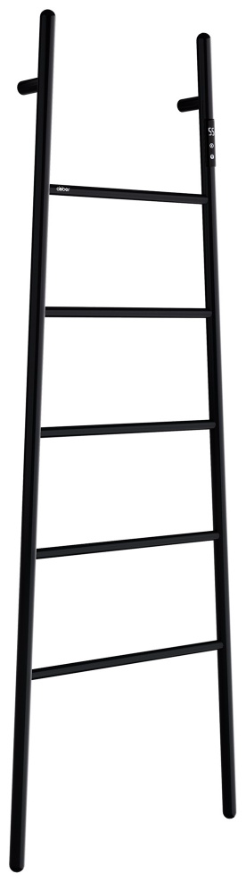 Полотенцесушитель электрический Abber Treppe AH4705MB 152х53см черный купить,NaN