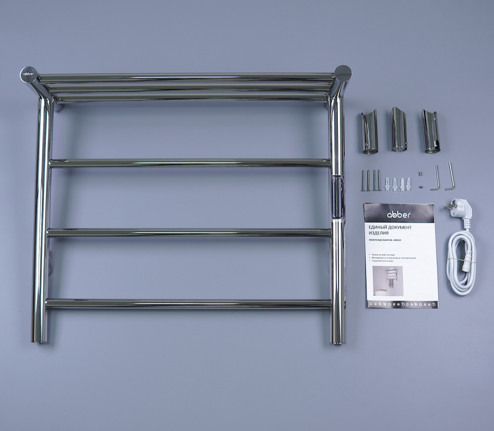 Полотенцесушитель электрический Abber Standard AH4614 60х50см хром