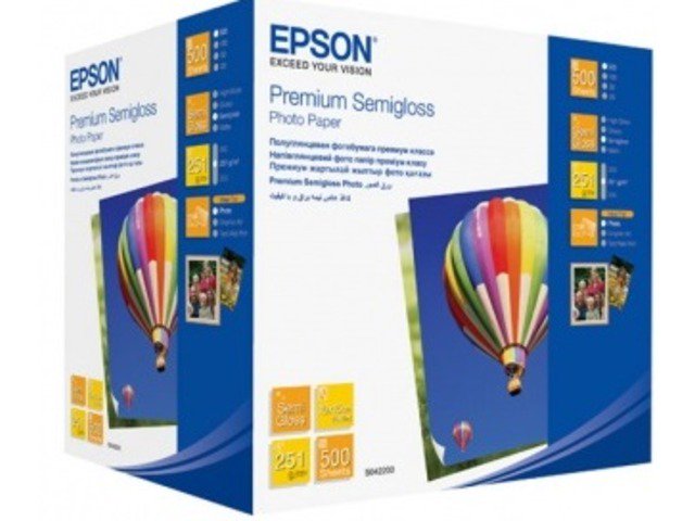 Фотобумага Epson A6 C13S042200 500 листов Полуглянцевая