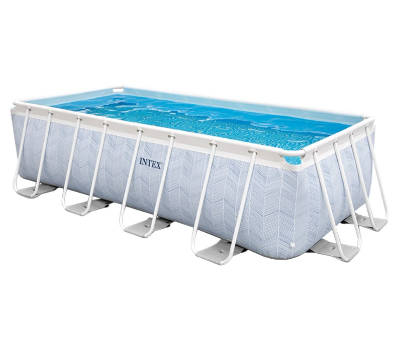 Бассейн каркасный Intex Сhevron Prism Frame 26780NP белый купить,229990
