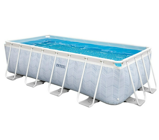 Бассейн каркасный Intex Сhevron Prism Frame 26780NP белый